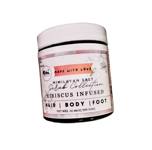Exfoliantes corporales del Himalaya con infusión de hibisco